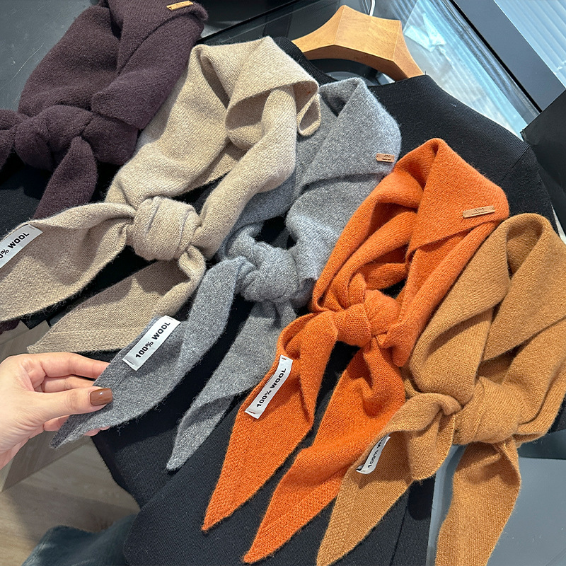 Knitted Scarf Women 100% Wool  - đánh giá và giá Cashmere Scarf