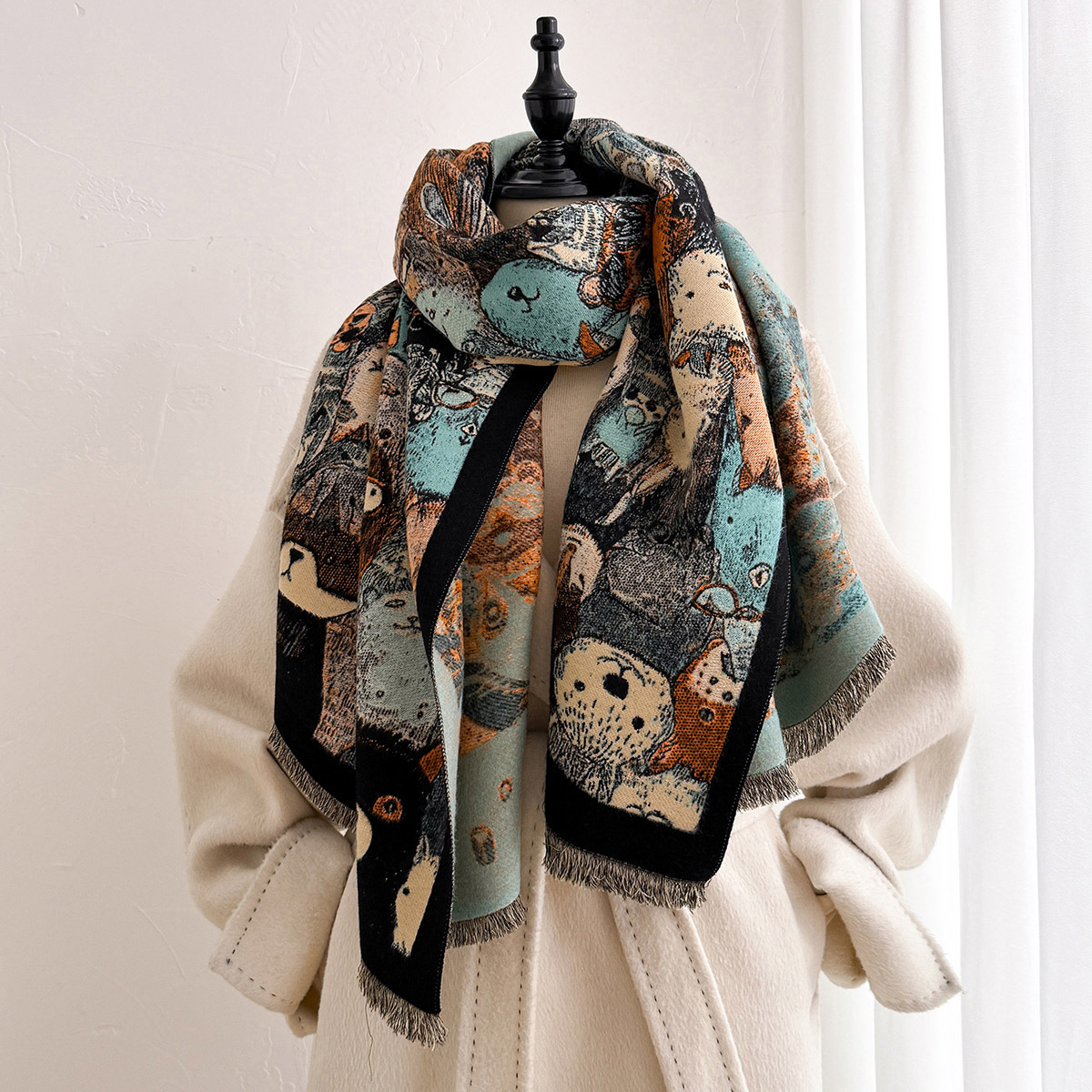 Women Imitation Cashmere Scarf - đánh giá và giá Cashmere Scarf