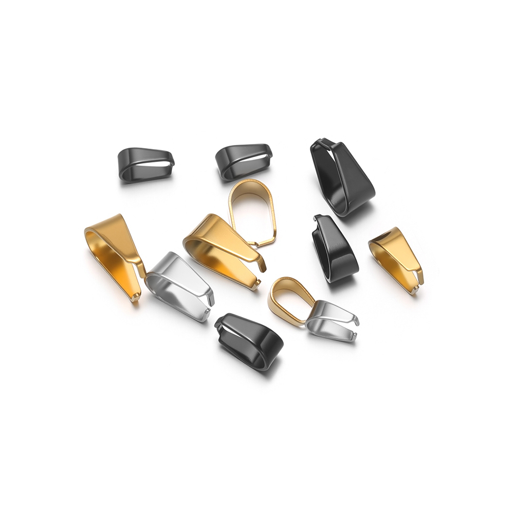 50pcs Stainless Steel Black/Go - đánh giá và giá Gold Plated Jewelry