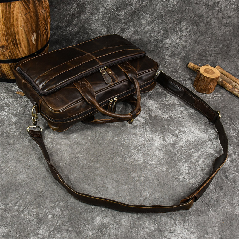 Luxury Genuine Leather Handbag - đánh giá và giá Leather Briefcase