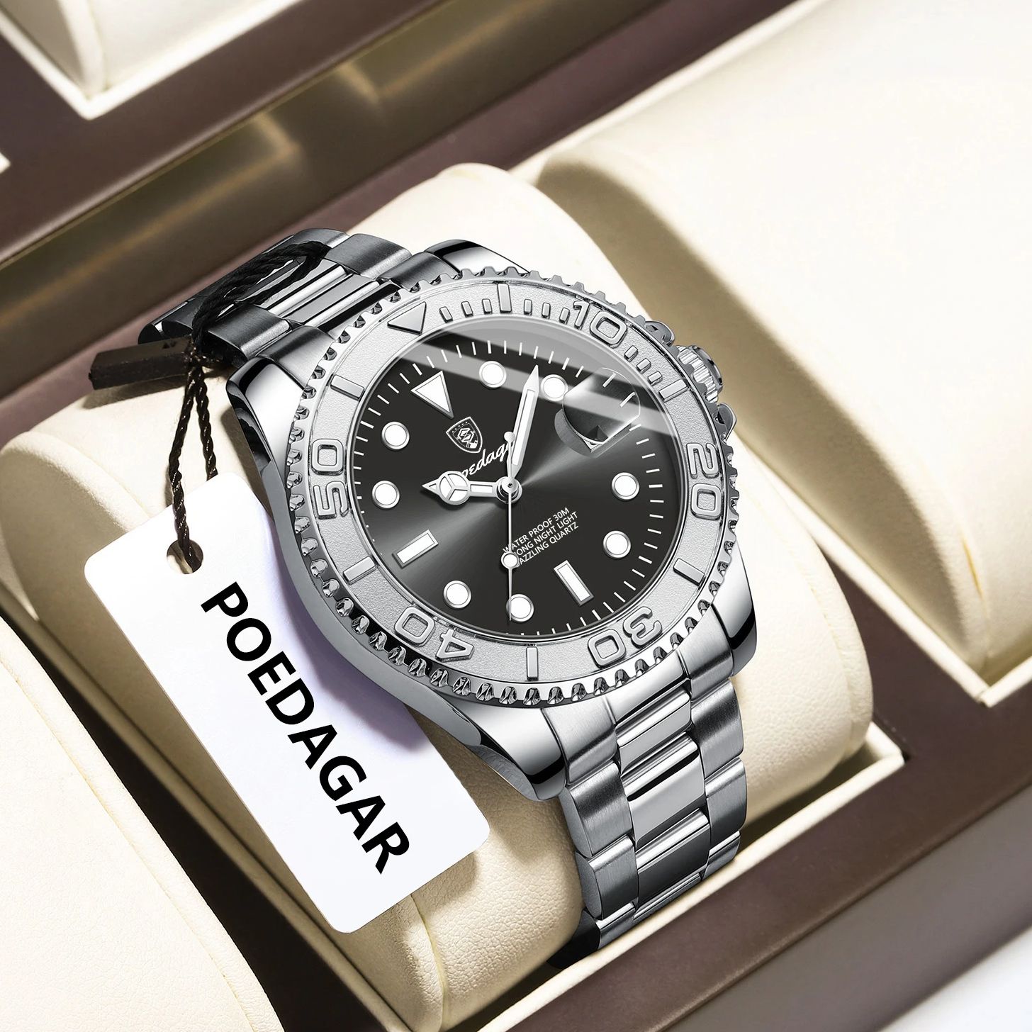 POEDAGAR Trendy Sport Man Watc - đánh giá và giá Luxury Watch Men