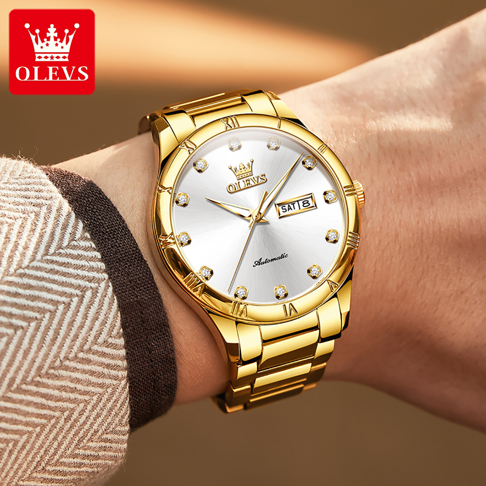 OLEVS Men's Watches Luxury Cas - đánh giá và giá Luxury Watch Men